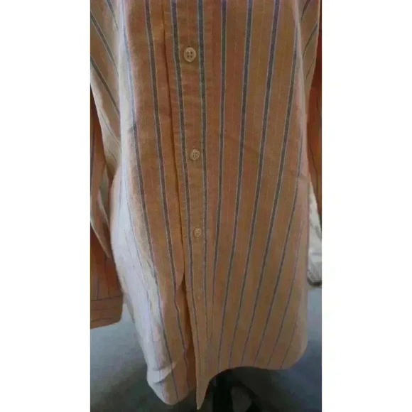 Ralph Lauren Striped Collared Classic-Fit Button-Down Shirt - Size 16 32/33 - Picture 9 of 16